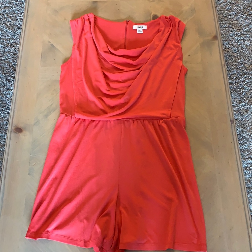 Orange Romper